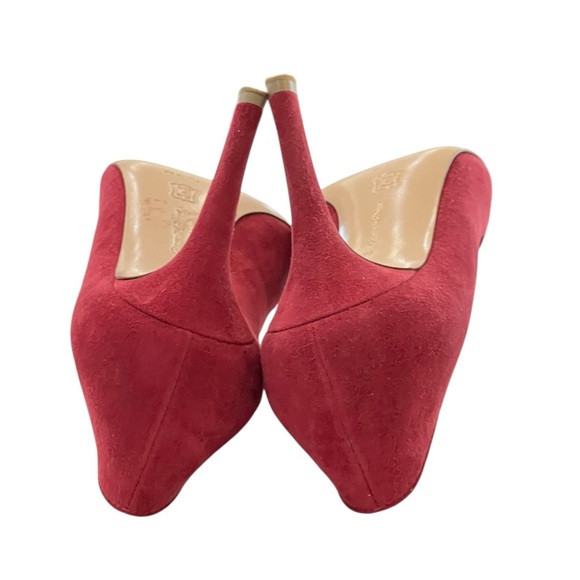 GIANVITO ROSSI 85 suede pumps - Picture 8 of 12